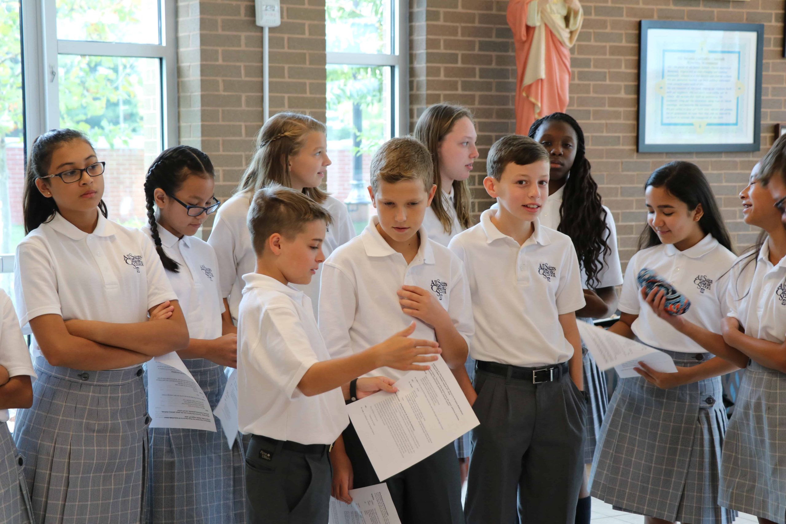 Middle School Announces House System All Saints Catholic School