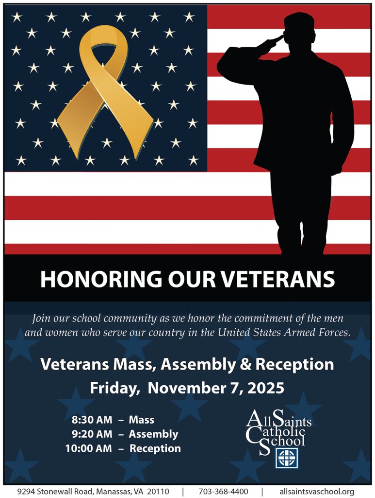 2025 Veterans Mass, Assembly & Reception - Friday, November 7, 2025